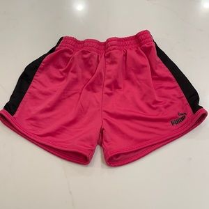 GUC Girls pink athletic Puma shorts